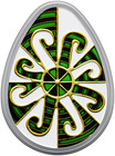 Ukraine   10 Uah Easter Joy  Pysanka  1 Oz  Silver  2025 Year