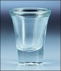 Glass Communion Cup With Beveled Lip