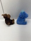 Warmies Blue Dinosaur And Brown Moose Plush