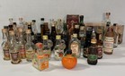 Lot Of 50 Vintage Empty Mini Glass Alcohol Liquor Miniature Bottles Collectible