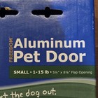 Petsafe Freedom Aluminum Pet Door With Flap Opening - Small 1-15lbs - New In Box