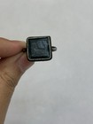Beautiful Ancient Roman Greek Silver Ring With Animal Intaglio