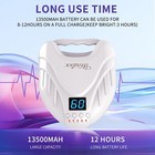High-end nail Dryer  Rechargeable  Cordless Gel Nail Light With  No Uv Skin D   