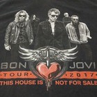 Vintage Bon Jovi This House Is Not For Sale Tour 2017 Tee Shirt Size 2xl 24inptp