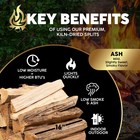 Firewood Central Kiln-dried Pa Ash 16  Splits  38lb  Mild Smoking  Pizza Ovens