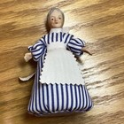 Vintage Shackman Lady Woman Pin Cushion  Doll 5    Tall Ceramic Head   Hands