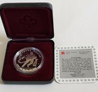 1993 Canada 100th Anniversary Of The Stanley Cup Silver Proof Dollar Coin 