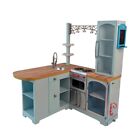 American Girl Gourmet Kitchen Set Food Dishes Mixer Toaster Apron Chair Retired