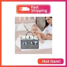 Pandaear Baby Diaper Caddy Organizer  Portable Travel Diaper Organizer  Nursery 