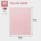 50-sheets Blush Pink Vellum Paper For Card Making  Invitations  Scrapbook