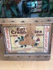 Vintage Eatmor Cranberries Wooden Fruit Crate 17  X 11    Wood Good Shape See Pics
