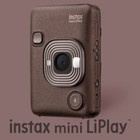 Fujifilm Instax Mini Liplay Camera And Smartphone Printer Deep Bronze Bundle