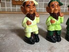 5 Vintage Ceramic  Mold Figurines 4 1 2   tall Hand Painted