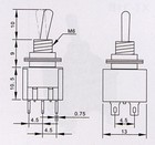 5pcs Miniature Tilt Switch Switch Mts-202 2x On-on  on-off 