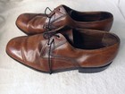 Vintage Freeman Free-flex Men   s Brown Leather Oxford Dress Shoes Size 8e Wide Us