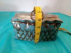 Uttermost Neelab Decorative Ceramic Iron Blue Caramel Boxes Set Of 2 Sm   Lg