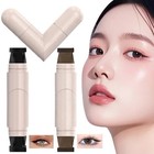 Foldable Eyeliner Stamp  Dual Left Right Eye Desig Pen  Smudgeproof   Waterpoof