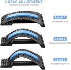 Back Stretcher For Pain Relief   Multi-level Spine Cracker Board  lumbar Support