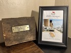 Rms Olympic Genuine Decking Artifact   5x7 In  Framed Relic   W  Coa