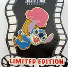 Disney Dsf Pin Trader Delight Ptd Stitch With Pink Ice Cream Cone Gwp Pin 77631