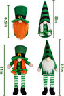 St Patricks Day Gnomes Gifts  4 Pcs Handmade Plush Tomte Swedish Scandinavian Gn