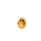 Vtg Carved Shell Cameo 14k Gf Gold Filled Brooch Pin