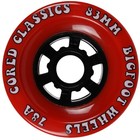 Bigfoot Longboard Wheels 83mm 78a Cored Classics Red  set Of 4 