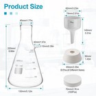 1000ml Buchner Funnel Vacuum Filtering Kit With Hand Vacuum Pump 1l Vacuum Flask