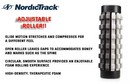 2x Nordictrack Dual Density Adjustable Foam Roller Deep Tissue Therapy 2pk Sale 