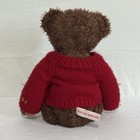 Fao Schwarz Brown Teddy Bear Red Sweater Plush Stuffed Animal Soft Toy 15   