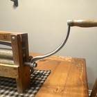 Lovell Antique Manual Clothes Wringer Wood   Metal Finish Top-loading