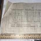 Vintage Outdoor Ad Sign Sample Hotel Whittier Haverhill Ma Merrimack Valley