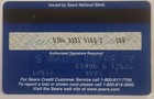 Vintage Sears Department Store Premier Credit Charge Card Expired 2001