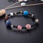 Universe Galaxy Solar System Eight Planets Beads Handmade Healing Reiki Bracelet