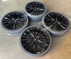26   Inch 2025 Escalade Black Fr205 Wheels With Tires Silverado Tahoe Gmc Yukon