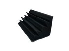 8 Pcs Acoustic Foam Bass Trap Soundproof Corner Wall Studio Home 10x5x5 Black