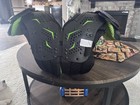 Schutt Football Shoulder Pads Large Black green Adjustable Padded Mpn 80120005