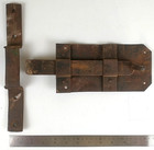 Antique Rustic Barn Door Gate Latch Americana Farm Ranch Handmade Vintage B1496