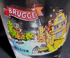 Vintage - Belgium - Souvenir Shot Glass  - Rare - Gold Trimed - Collectible