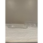Waterford Butter Dish Unisex Os Clear Excellent Crystal Starburst Cut Glass