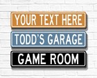 Personalized Name Custom Metal Street Sign New   Rusty Vintage 22 Color Acw01