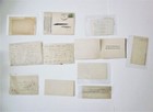 Lot Of 11  Antique Christmas Greeting Cards  Postcards Early 1900 s - Used