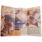 1936 The Alaska Line Steamship Company Travel Brochure Map Sales Flyer