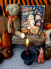 Ghosts And Goblins Old Primitive Retro Vintage Style Halloween Candy Corn Sign