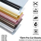 Glitter Heat Transfer Vinyl Bundle 12pcs 12 x10  Iron On Htv For T-shirts Crafts