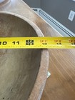 Vintage Hand Turned Wood Dough Bowl 13    Primitive Rustic Farmhouse 