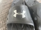 Under Armour Locker Iii Sandals Mens 8 Casual Slip On Comfort Slides Black