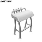 Dolphin T Top Pro Leaning Post 29in White Cushion Marine Leather Seat 5 Yrs Wty