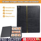 Usa Stock 10 Sheets Stamp Collection Album Stamps Storage Book Holder  Brown