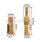 10pcs Slow Pilot Jet 10pcs Carburetor Main Jet Kit   For Pwk Keihin Oko Cvk Pwm